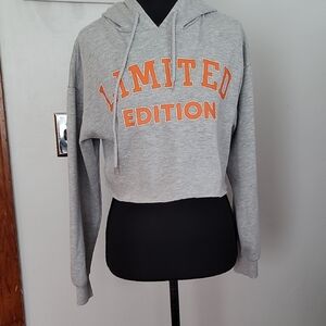 Forever 21 Gray Hoodie with Orange Limited Edition
